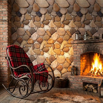 Tegeme 200 ft x 54 Inch Cobblestone Wall Tablecloth Roll Castle Wall Backdrop Disposable Plastic Stone Pattern Table Covers for Medieval Party Supplies Vbs Vacation Bible School Decor - size: 200 ft, style: Cobblestone
