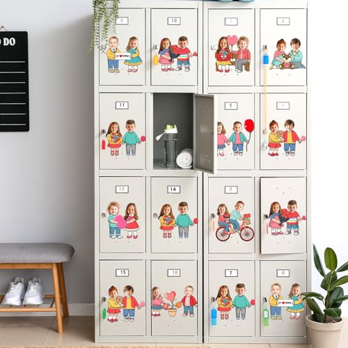 60pcs Valentine's Day Theme DIY Cutouts Couple Bulletin Board Decoration Set Couple Paper Cut-Outs Classroom Decor for Valentines Classroom DIY Photo Craft Party School Wall Door Supplies - style: Valentine's Day Couple