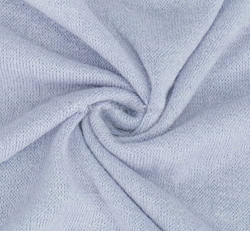 Zeroest Newborn Photography Wrap - Newborn Photoshoot Props - Boys & Girls Posing Stretch Knit Blanket (Light Blue, Small) - color: Light Blue