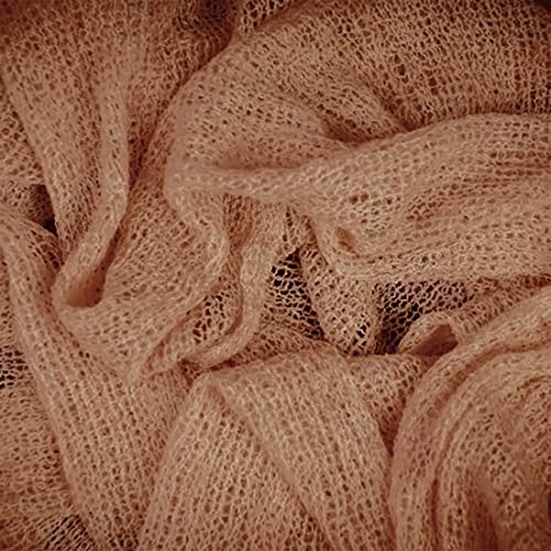 Newborn Photography Props Stretch Newborn Photography Wrap Blanket for Baby Boys Girls Posing Photo Shoot Props - color: Rostedcoffee