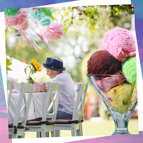 Jetec 5 ft Ice Cream Sundae Cardboard Cutout Stand up Life Size Ice Cream Candy Land Party Decoration Photo Props Backdrop Standup for Summer Pool Beach Baby Shower Wedding Birthday Candy Land Supply - size: 5 feet, style: Sundae