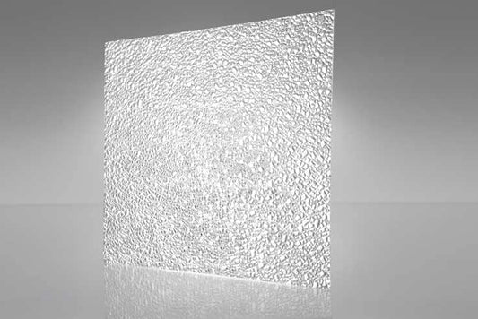KASTLITE Clear Acrylic Cracked Ice Lighting Panel | 22.25" x 46.25" Plastic Sheets | Fluorescent Lighting for Overhead Fixtures | 8 Pack - size: 22.25" X 46.25"