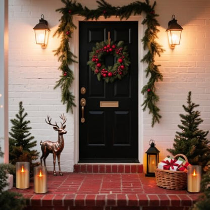 wemarry Flameless Candles Acrylic Glass Pillars 3" D x 6" H Battery Operated Flickering Candles Include 8-Key Remote with Timer Function 400+ Hours (Gray, Warm Light 2 Pack) - color: Gray, size: Warm Light 2 Pack