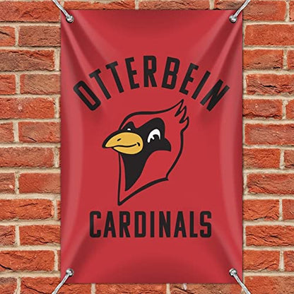 Otterbein University Cardinals Logo Home Business Office Sign - Vinyl Banner - 22" x 33" (56cm x 84cm)