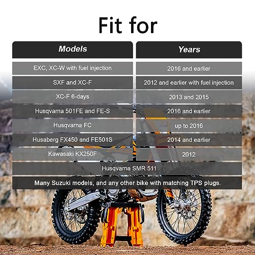 TPS Setting Tool Model-1 Throttle Position Sensor Harness Test Setting Tool Compatible with EXC XC-W SXF XC-F, FX450 FE501S, KX250F, SMR511, 501FE FE-S FC - style: Model-1