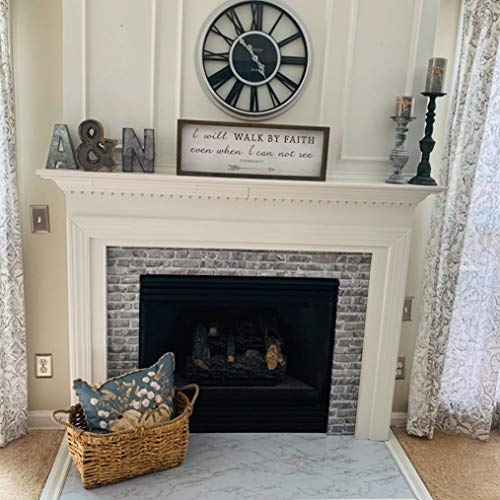 Timeet Grey Brick Wallpaper Peel and Stick Wallpaper Self-Adhesive 17.7" x 118" Faux Brick Wall Paper Removable Film Brick Contact Paper for Room Decoration - color: Cold Gray, size: 17.7" x 118"