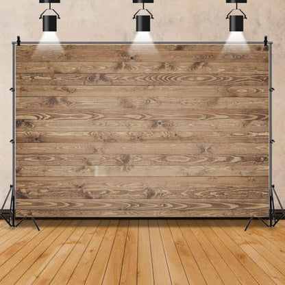 AOFOTO 8x6ft Wood Texture Background Rustic Wooden Table Grunge Surface with Old Natural Pattern Wood Panels Backdrop for Photography Clothes Products Flat Lay Photoshoot Photo Studio Props Vinyl - size: 8x6ft