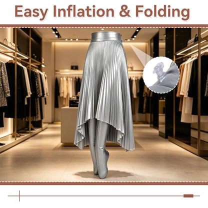 Clothing Display Model, Mannequin Body Inflatable Female Half Body Legs Mannequins Model Women Pants Form Display Model Female Pants PVC Material Trousers Lower Body Inflatable Mannequin Display Prop