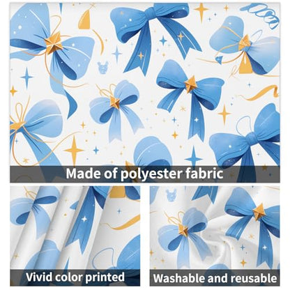 Bows Theme Photography Background Spring Backdrop Banner Wedding Bride Shower Party Eastern Bow Decor 5x4.3Ft Newborn Baby Birthday Party Backgrounds Photo Booth Studio Shooting Props