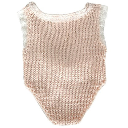Zeroest Baby Girls' Baby Photography Props Photo Shoot Outfits Newborn Crochet Costume Knitted Clothes Rompers - color: Peach
