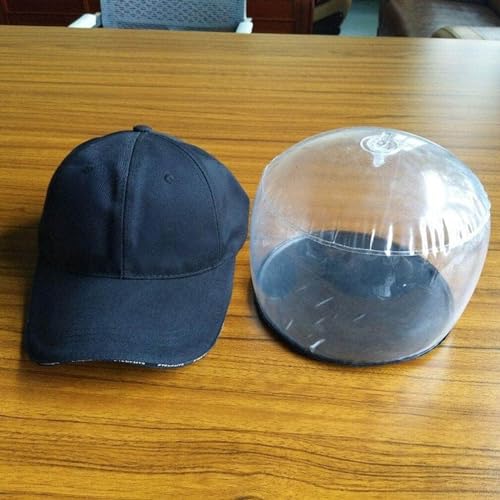 Inflatable Hat Stand Stylish Hat Props Baseball Caps Support Transparent Hat Holder Hat Mannequin Hat Modeling Tool - color: Black