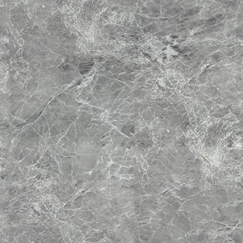 VEELIKE 24 Pack Grey Marble Peel and Stick Floor Tile Waterproof Vinyl Floor Tiles Self Adhesive Removable Vinyl Flooring for Bathroom Bedroom Kitchen 12''x12'' Flooring Tile Stickers - color: Dark Gray, size: Box of 24 Tiles
