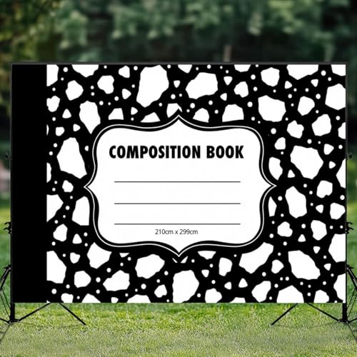 5x7ft Photography Backdrop Backdrop Notebook Paper Welcome First Day School Composition Classroom Photo Backdrop Photography Background for Photoshoot Portrait Video Party Photo Studio Prop Booth - color: Color6