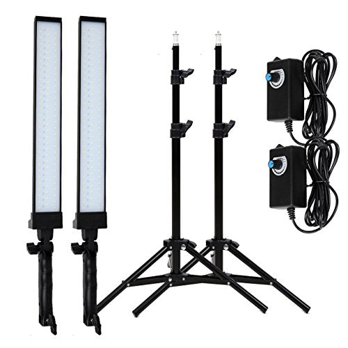 180 LED Light Photography Studio LED Lighting Kit Handheld Wand Stick Adjustable Light with Stand Tripod and Bag for Photographic Video Fill Light, Live Streaming, Portrait, Product, Tattoo