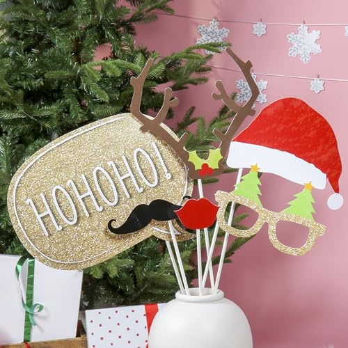 Christmas Party - Photo Booth Props Kit - 20 Count