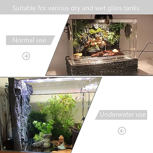 4pcs Rock Terrarium Background,3D Reptile Tank Background Board,Amphibian Stereo Backdrop Wall,Lizard Snake Gecko Spider Chameleon Turtle Fish pet silo Background Decorative Panel - color: grey