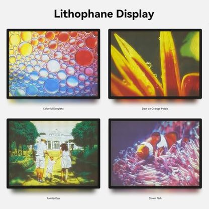 4PCS CMYK Lithophane LED Backlight Board Kit Compatible with Bambu lab A1/A1 mini/P2S/X1C/H2D 3D Printers,PCB Light Replacement Kit with USB power cable and Connection Cable for 3D Printed Photo Model - color: 4 PCS CMYK Lithophane LED
