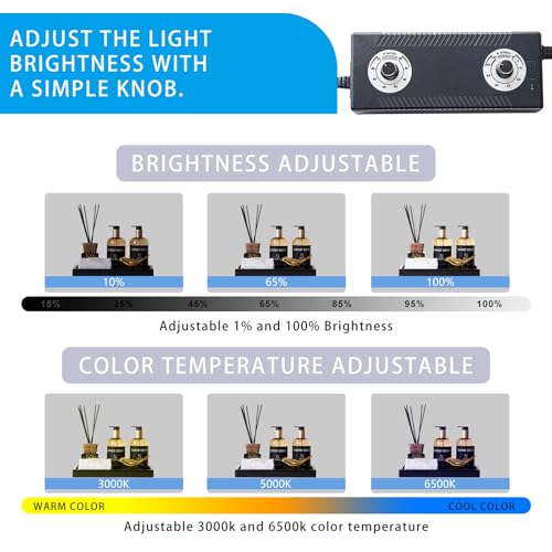 Photo Studio Light Box, 20"x20" Professional Photography Photo Light Box with 160 LEDs Lights & 4 Color Backgrounds for Product Picture Photography - size: 20*20inch