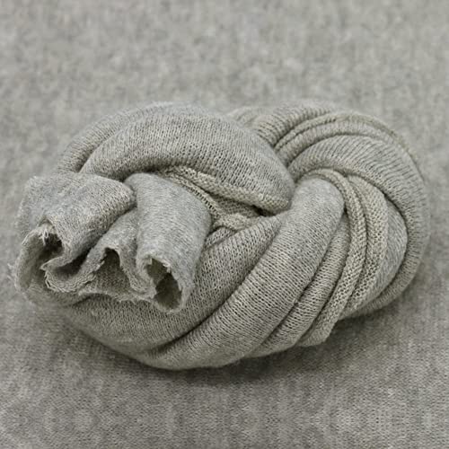 Newborn Photography Props Boys Girls Wrap Baby Photo Props Soft Knit Blanket Cloth (Light Gray) - color: Light Gray