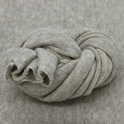 Newborn Photography Props Boys Girls Wrap Baby Photo Props Soft Knit Blanket Cloth (Light Gray) - color: Light Gray