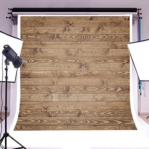 AOFOTO 8x8ft Wood Texture Background Rustic Wooden Table Grunge Surface with Old Natural Pattern Wood Panels Backdrop for Photography Clothes Products Flat Lay Photoshoot Photo Studio Props Vinyl - size: 8x8ft