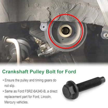 Timing Belt Tools Compatible with Ford 4.6L/5.4L 3V Engine Valve Spring Compressor Cam Phaser Holding Timing Chain Locking Wedge Crankshaft Positioning Wrench Holder Pulley Bolt Tool Set - style: 6PCS Timing Tool Kit for Ford