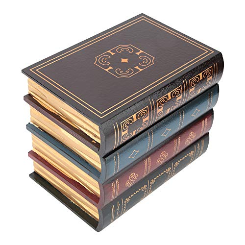 Vintage Fake Book Box, Vintage Decorative Fake Book Box, Literary for Shelf Decoration Store Shop Office Photography Shooting Props(B large, 12)