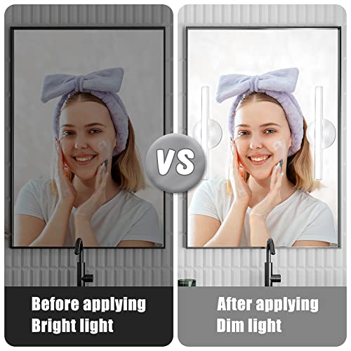 Benature LED Mirror Lights Portable Rechargeable Vanity Light 3 Brightness Touch Control Makeup Light for Bathroom Dressing Room 2 Packs - size: 2 Packs