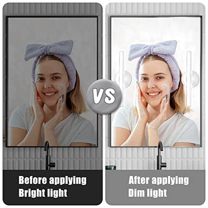 Benature LED Mirror Lights Portable Rechargeable Vanity Light 3 Brightness Touch Control Makeup Light for Bathroom Dressing Room 2 Packs - size: 2 Packs