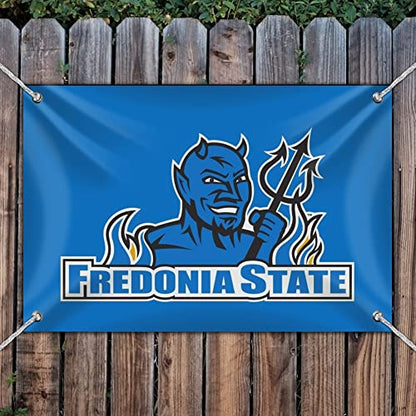 Fredonia State University Primary Logo Home Business Office Sign - Vinyl Banner - 22" x 33" (56cm x 84cm)