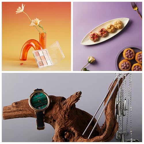 Photography Backdrop 12 Pcs 24 Patterns Product Photography Backdrops 34 x 22 in Tabletop Backdrop for Photography Small Product Photoshoot Props Kit for Food Jewelry Cosmetics (Gradient) - color: Gradient