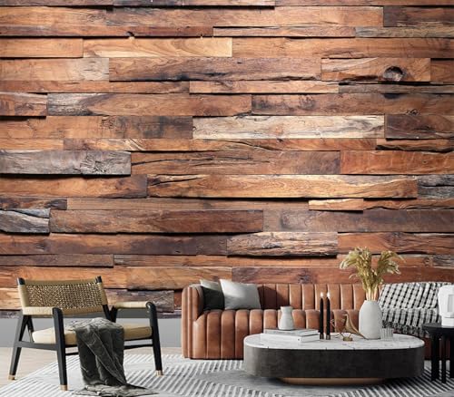 Cliouar-Timber Wood wall Texture Background Mural Wallpaper Peel and Stick 160" x 114" - color: No.21, size: 157" x 114"