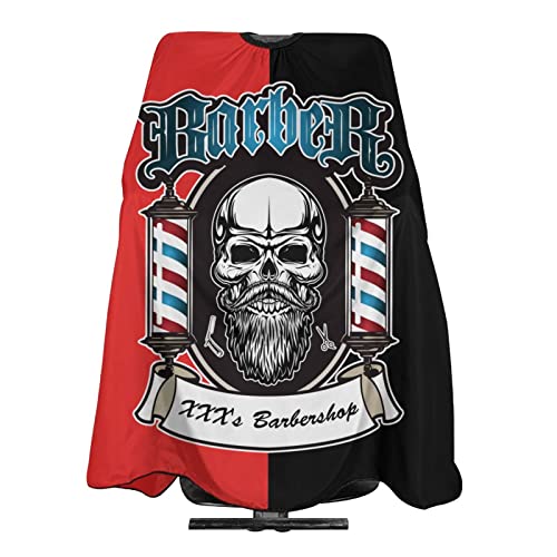 Custom Waterproof Barber Cape Personalized Text Barber Shop Salon Cape for Men Customized Hair Cutting Cape - color: Barber Style-1