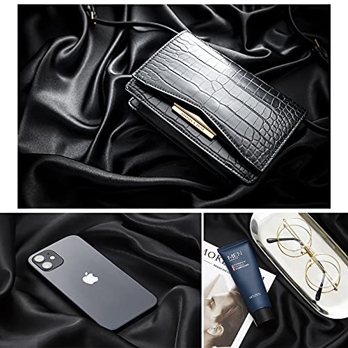 YOOCHEESE Flat Lay Silk Backdrops for Photography: Satin Silk Fabric for Cosmetics Jewelry & Small Product Photo Shooting Background(75X100cm/2.5X3.3ft, Black) - color: Black