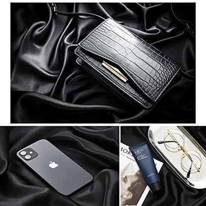 YOOCHEESE Flat Lay Silk Backdrops for Photography: Satin Silk Fabric for Cosmetics Jewelry & Small Product Photo Shooting Background(75X100cm/2.5X3.3ft, Black) - color: Black