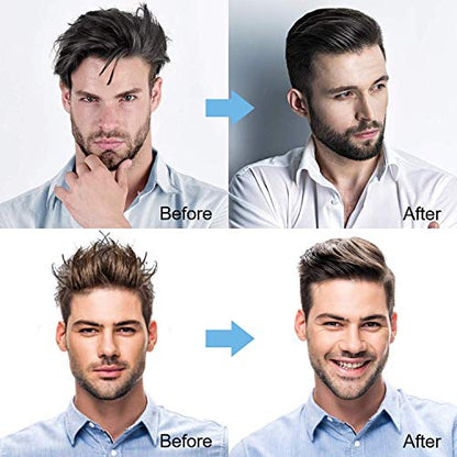 Electric Beard/Hair Straightener Brush Comb, Hot Tools Hair Flat Curling Iron, Fast Shaping for Beard Grooming And Hair Styling for Men, White