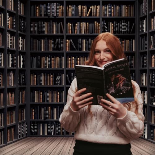 8x6ft Bookshelf Backdrop Vintage Wooden Bookshelve Library School Collection Classic Books Minimalist Photography Background Birthday Conference Graduation Studio Photo Props Polyester - size: 8x6ft-polyester