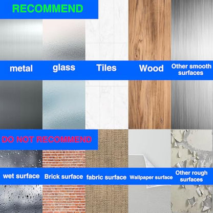 ADY Double Sided Tape Heavy Duty Clear Tape Removable,Clear Picture Hanging Strips for Mounting No Residue, Damage-Free, Double Sided Tape Paint Safe for Wall, Poster Stick,Office - color: transparent