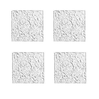 Photo Background Props Acrylic Mirror Cosmetic Shooting Accessories Transparent Water Ripple Background Photography Backdrops Decorations (Square15cm,4Pcs)