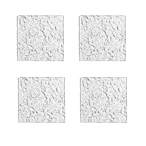 Photo Background Props Acrylic Mirror Cosmetic Shooting Accessories Transparent Water Ripple Background Photography Backdrops Decorations (Square15cm,4Pcs)