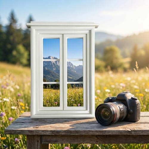 Creative Window Prop, Innovative Travel Photography Frame Accessory, Photography Creative Prop Accessories, Portable Outdoor Picture Frame for Scenic Vacation Shots