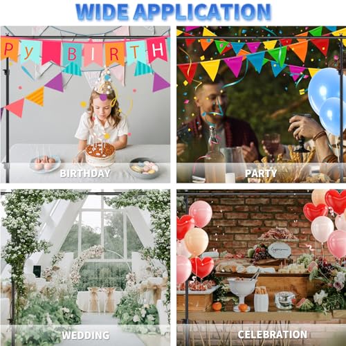 Backdrop Stand, 7x10ft(2.1x3m) Photo Studio Adjustable Background Stand Support Kit with 5 Crossbars, 6 Backdrop Clamps and and Carrying Bag for Photo Video Shooting, Parties, Wedding - size: 7x10ft Backdrop Stand