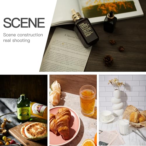 5 PCS 24X24 Inch Boards Photo Backdrop for Flat Lay, Food Photography Background, BEIYANG - color: 5 PCS Mixed Patterns 24x24