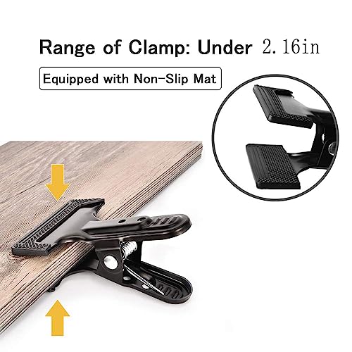 Backdrop Spring Clamps - 4 Pack of 4" Heavy Duty Clips for Photography Background Stands, Woodworking & Home Improvement Projects - style: 4 Packs
