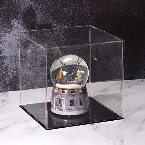 uxcell Acrylic Clear Display Case Box Dustproof Protection Showcase Cube Collectibles Show Box 7.9x3.9x3.9inch - size: 7.9x3.9x3.9 Inch