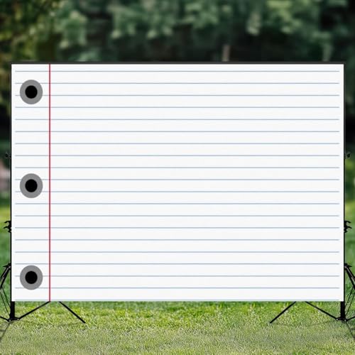 5x7ft Photography Backdrop School Backdrop Notebook Paper Welcome First Day Composition Classroom Photo Backdrop Photography Background for Photoshoot Portrait Video Party Photo Studio Prop Booth - color: Color7