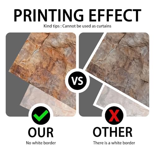 8x6FT Brown Stone Cave Photography Background Rock Texture Photo Backdrop Outdoor Adventure Archaeology Theme Shoots Nature Style Studio Birthday Party Banner Decoration - size: 8x6FT