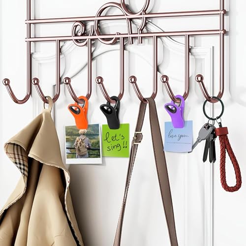 FINDMAG 24 Pack Chip Clips with Magnets – Multicolor Plastic Bag Clips for Food Storage, RV Accessories, Snack Bags, and Refrigerator Organization (Classic Essentials) - color: Classic Essentials, size: Pack of 24
