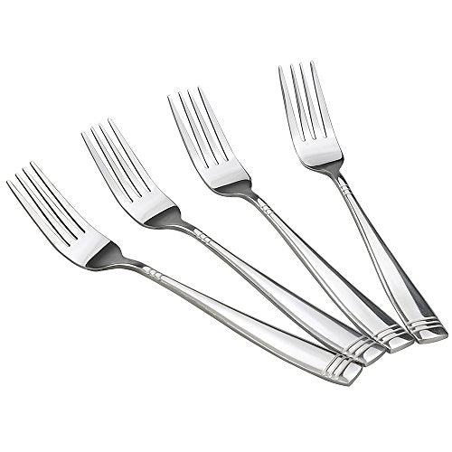 Obstnny Stainless Steel Dinner Fork, 8-Inch, Set of 12 - size: 12-piece dinner forks