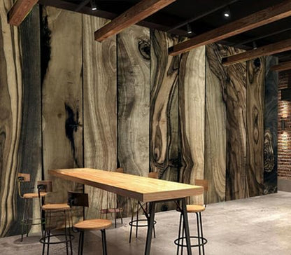 Cliouar-Wood Block Texture Background Mural Wallpaper Peel and Stick 137" x 102" - color: No.13, size: 137" x 102"